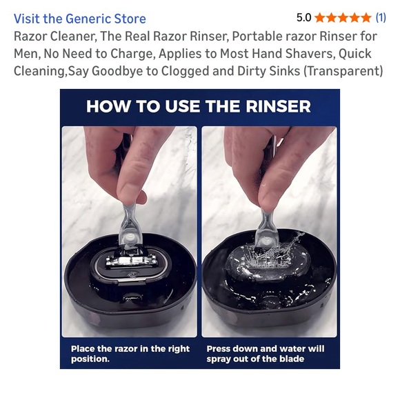 The Clean Shave Razor Rinser - Picture 2 of 5